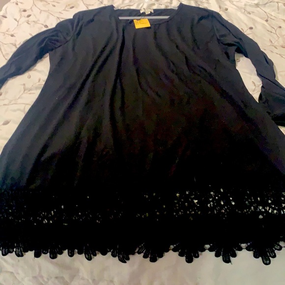 Black long sleeve dress - Picture 2 of 5